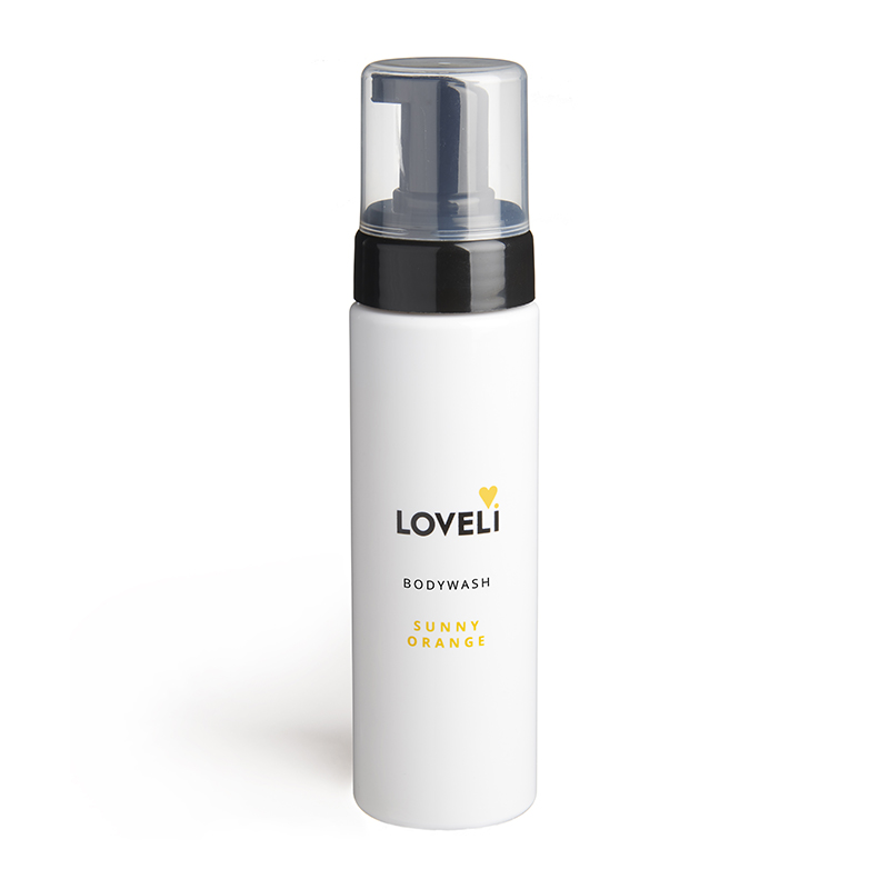 Loveli-bodywash-Sunny-Orange-200ml-huidverzorging puur en passie